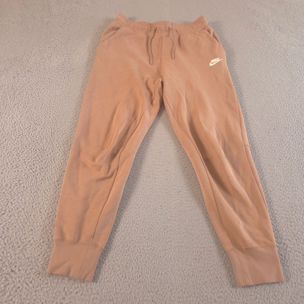 Nike Pants Womens Small Brown Tapered Sportswear Tech Fleece Jogger Drawstring